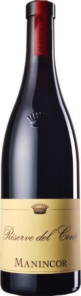 Flasche von Manincor Reserve del Conte Rotwein